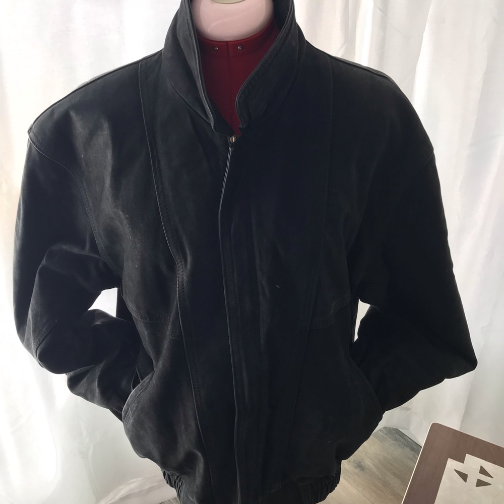 80s vintage leather jacket - Picture 2 of 10